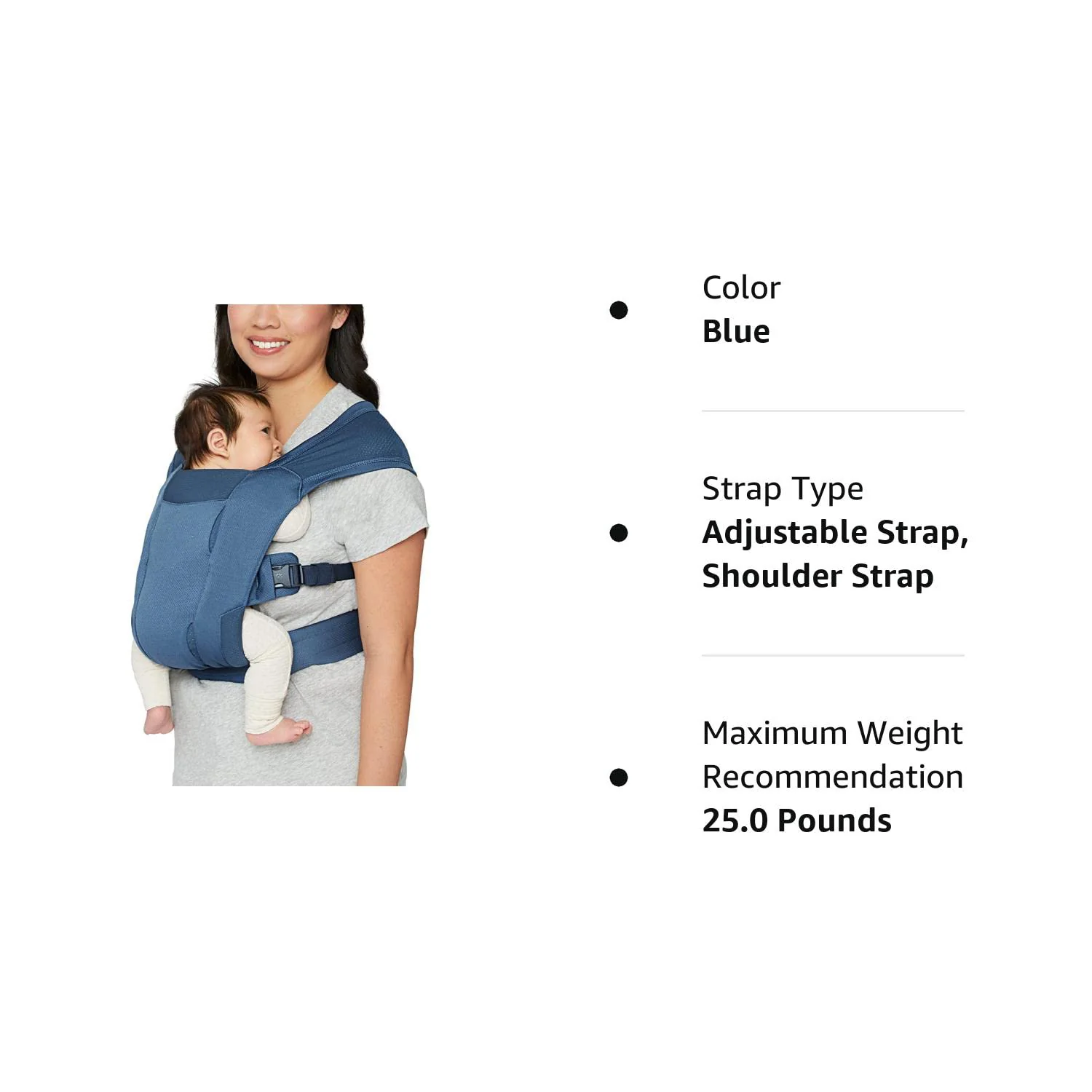 Embrace Cosy Newborn Essentials Babytragetuch (3–10 kg), Ponte-Strick, Blush Pink