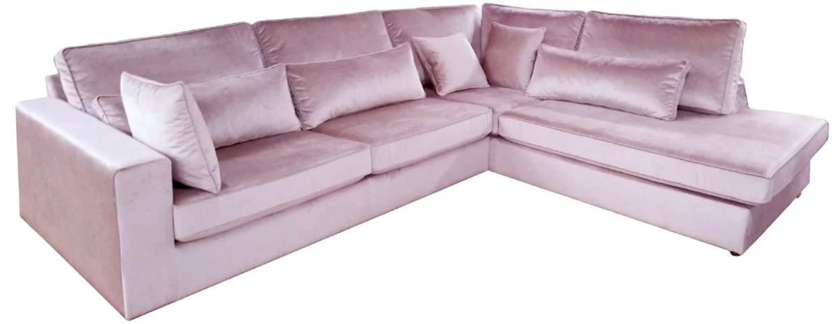 Luxury corner sofa 317 x 250 x H. 87 cm - Various colors - Modern living room sofa with cushions - Modern living room furniture