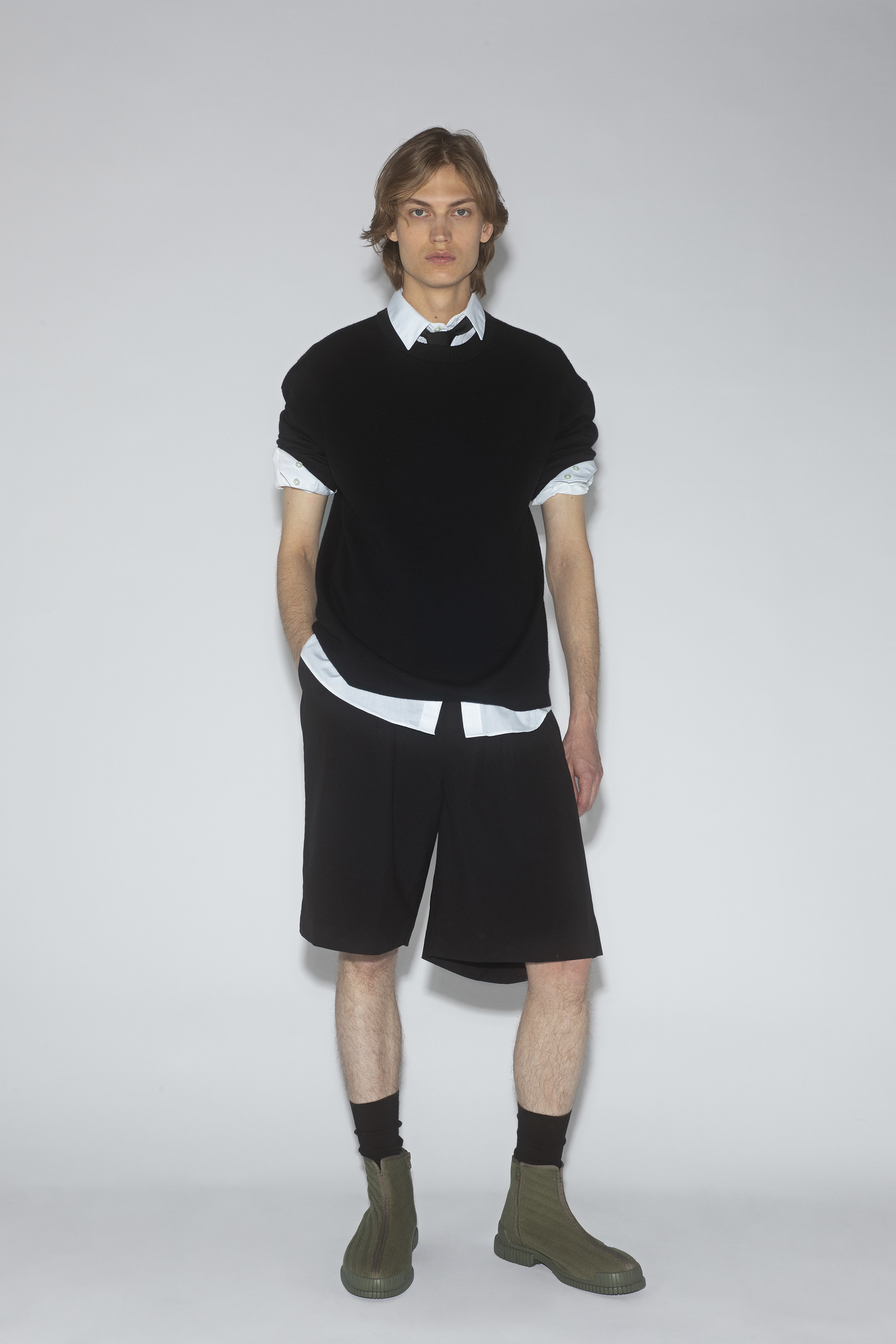 Pix TENCEL - Grüne TENCEL Lyocell Stiefeletten für Herren