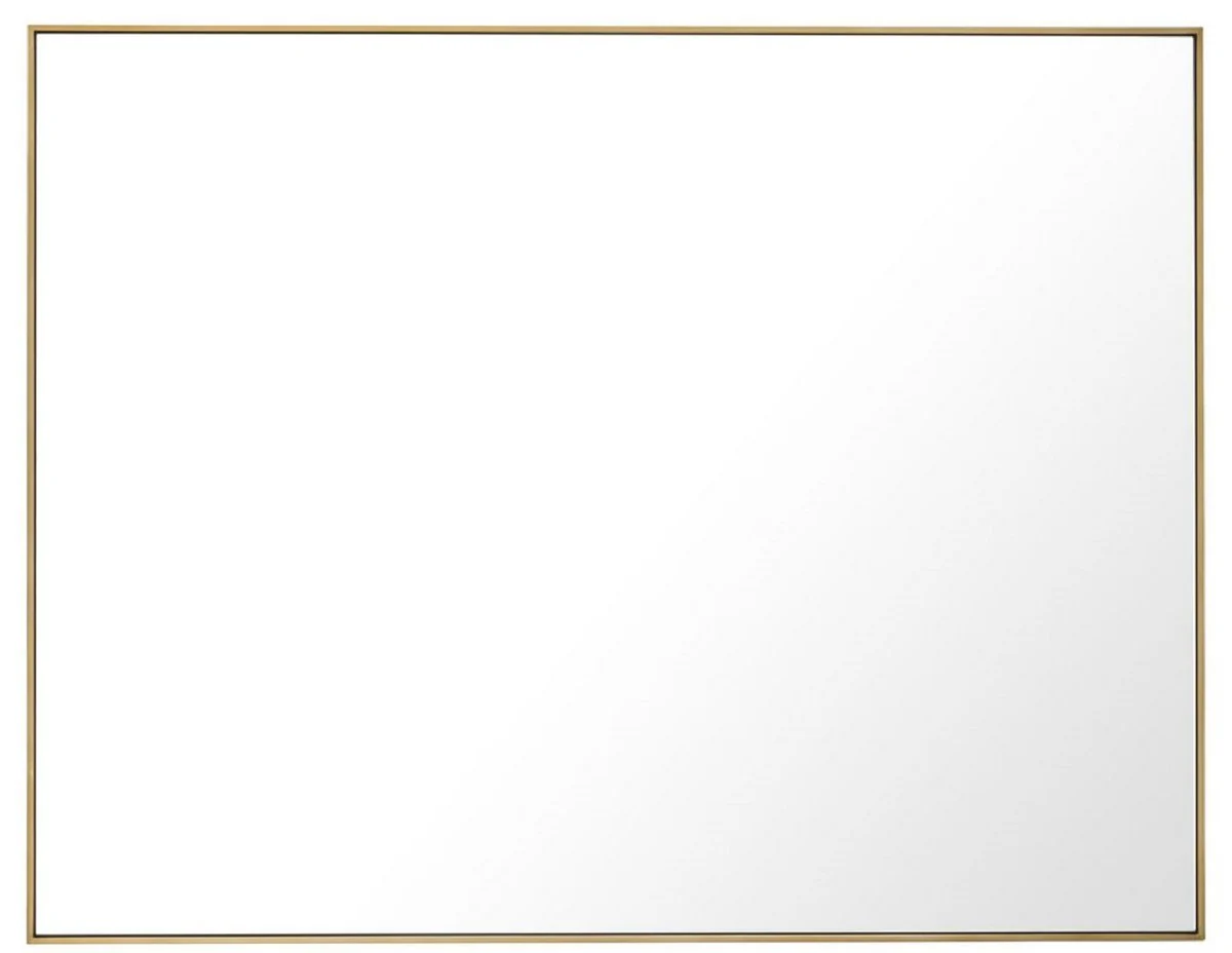 Luxury mirror / wall mirror brass colored 180 x H. 140 cm - wardrobe mirror - living room mirror - luxury quality