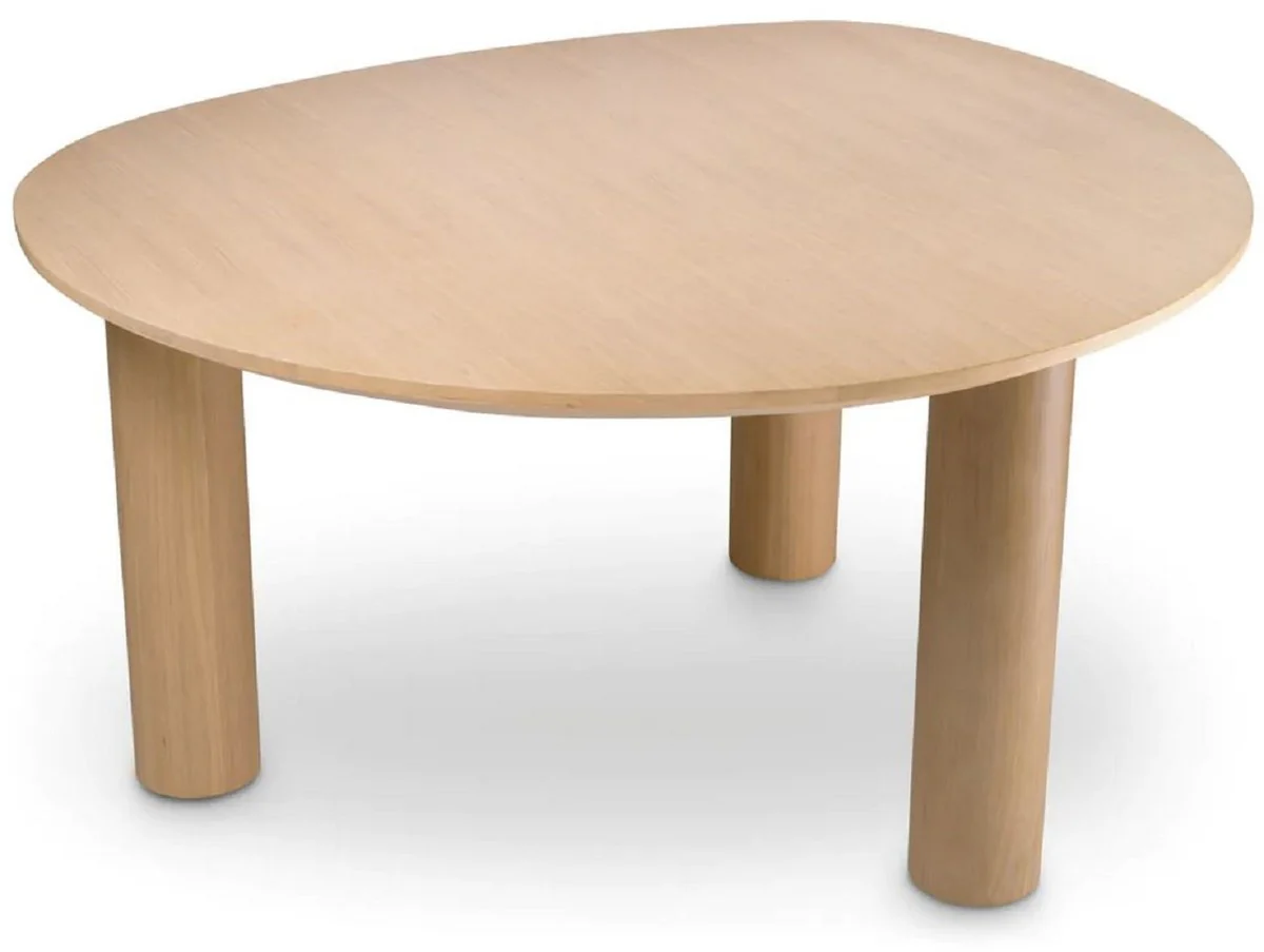 Luxury dining table natural colors 149 x 128.5 x H. 77 cm - solid wood kitchen table - dining room furniture - kitchen furniture - luxury furniture - luxury furnishings