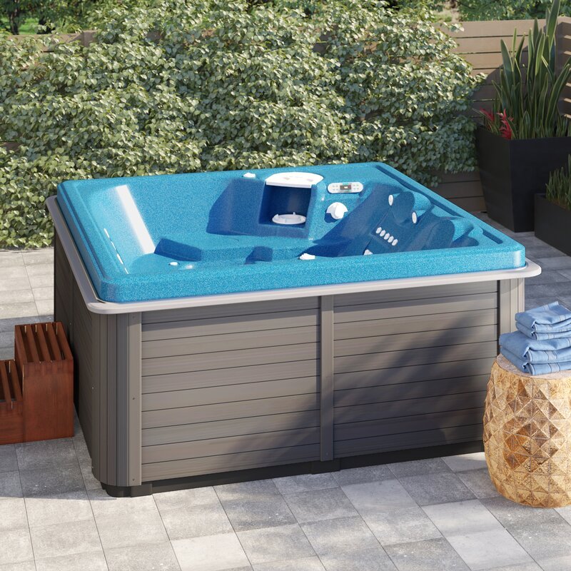 Thermospas 4 - Person 42 - Jet Acryl Square Whirlpool mit Ozonator