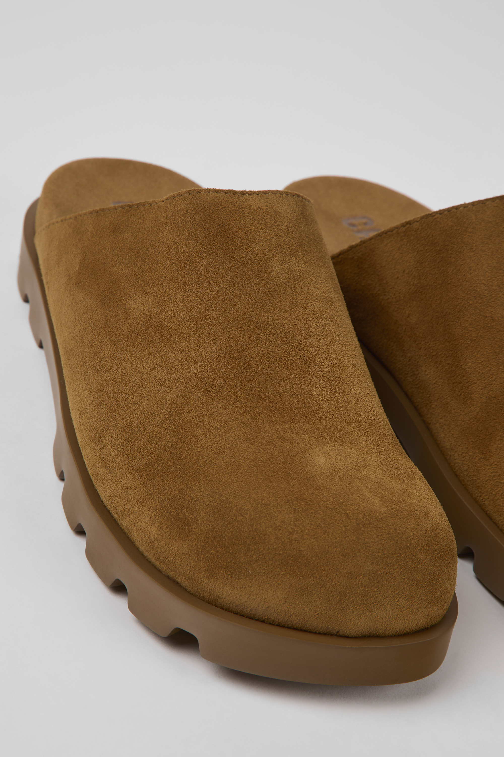 Brutus Sandal - Braune Lederstopfen für Frauen