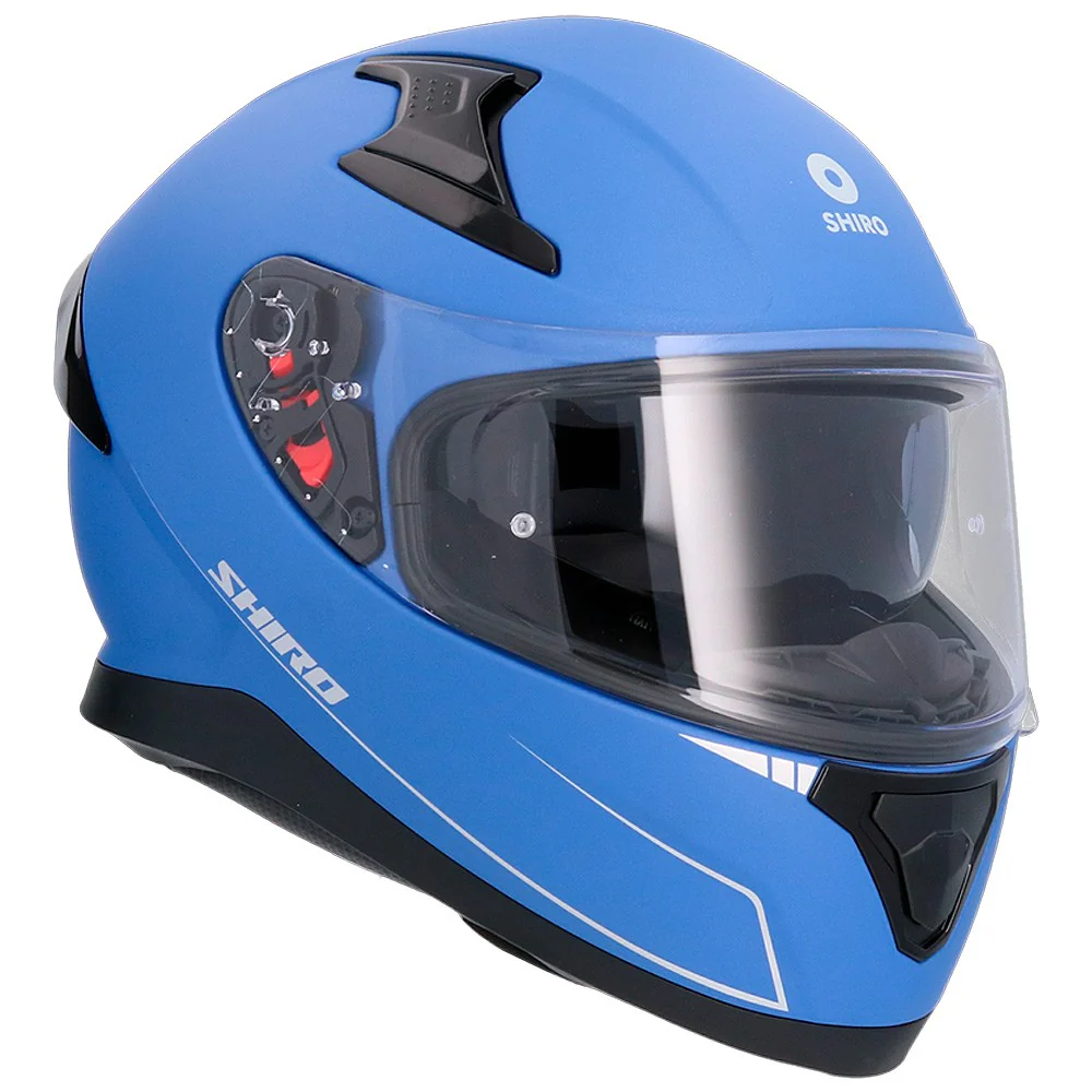 CASCO SHIRO KATANA SOLID AZUL MATE