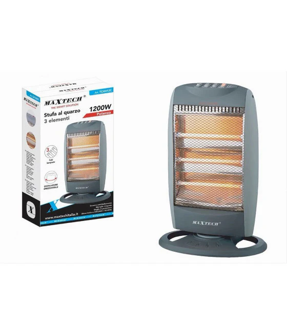 QUARZOFEN 3 ELEMENTE OSZILLIERENDE kippsichere 1200W TCHH12C