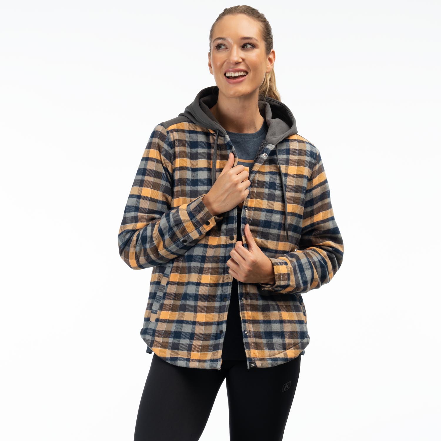 Big Sky Fleece Lineed Flannel Hoodie