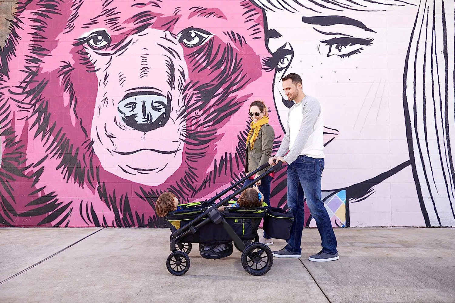 All-Terrain-Kinderwagen, Adventurer, 45 x 27 x 39 Zoll (1 Stück)