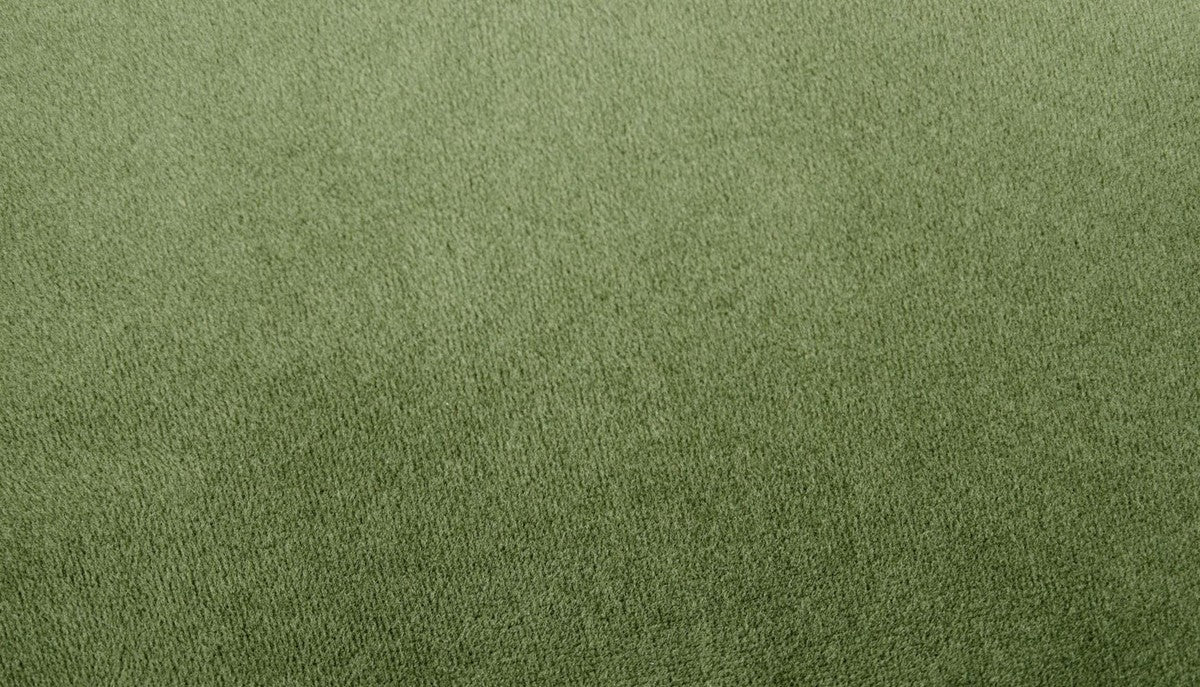 Luxury bar stool moss green / black Ø 37 x H. 76 cm - bar chair with velvet fabric