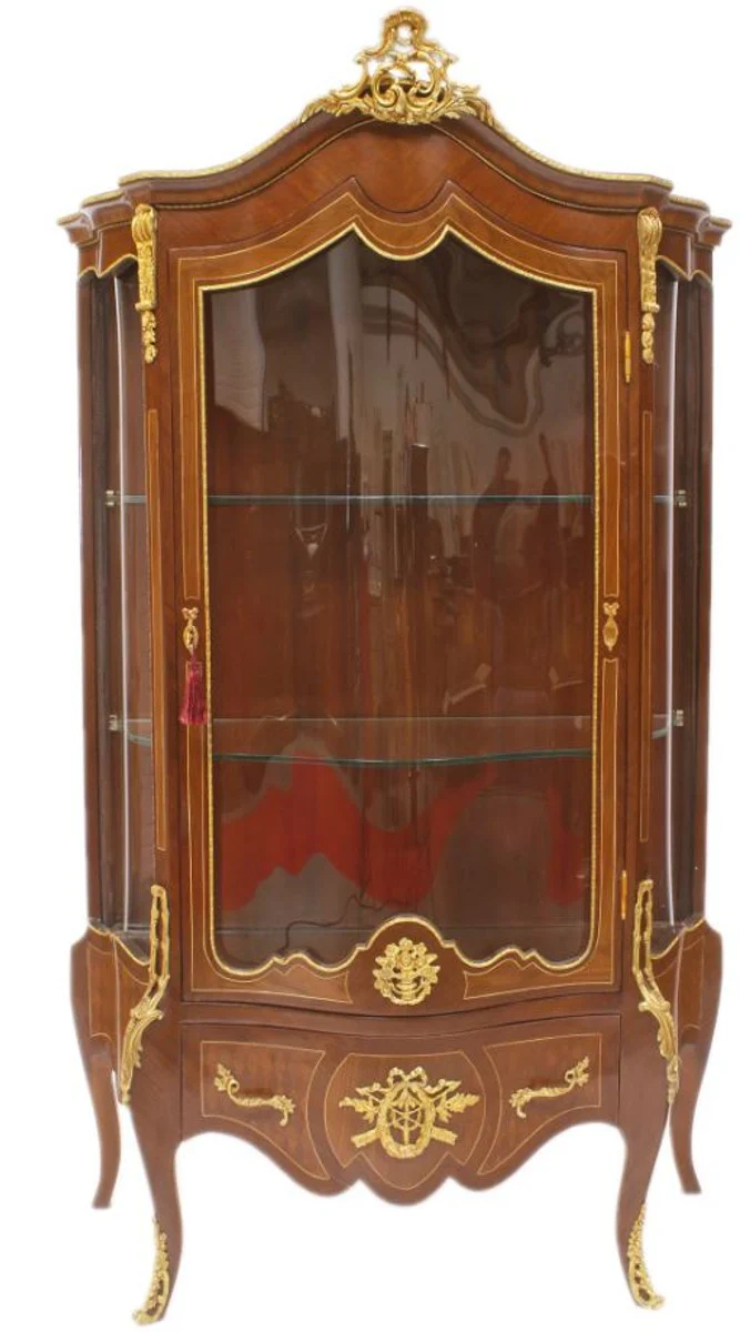 Baroque display cabinet 107 x 56 x H. 197 cm - Baroque furniture - display cabinet - living room cabinet