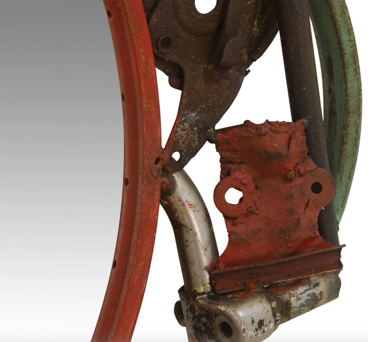 Designer wall mirror diameter 83 cm - designer living room accessories