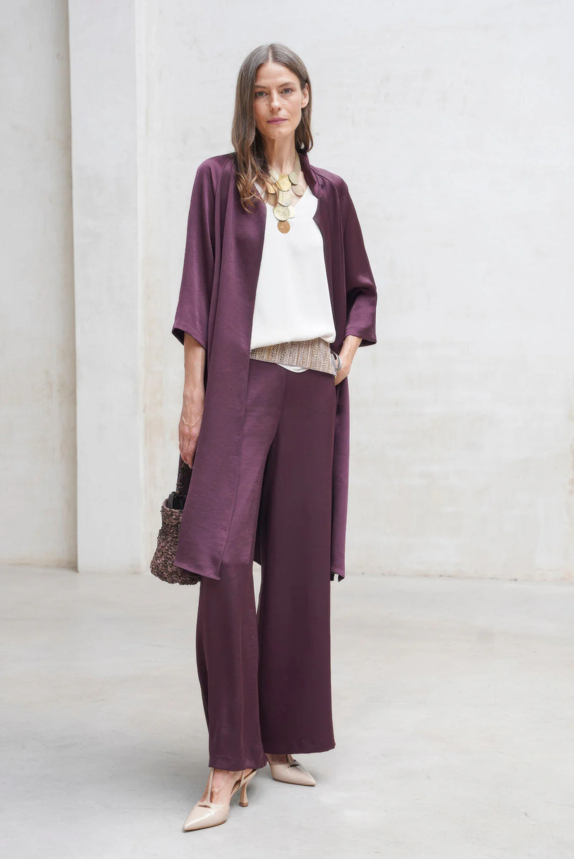 Rivera-Spain Burgundy Ivy Pants