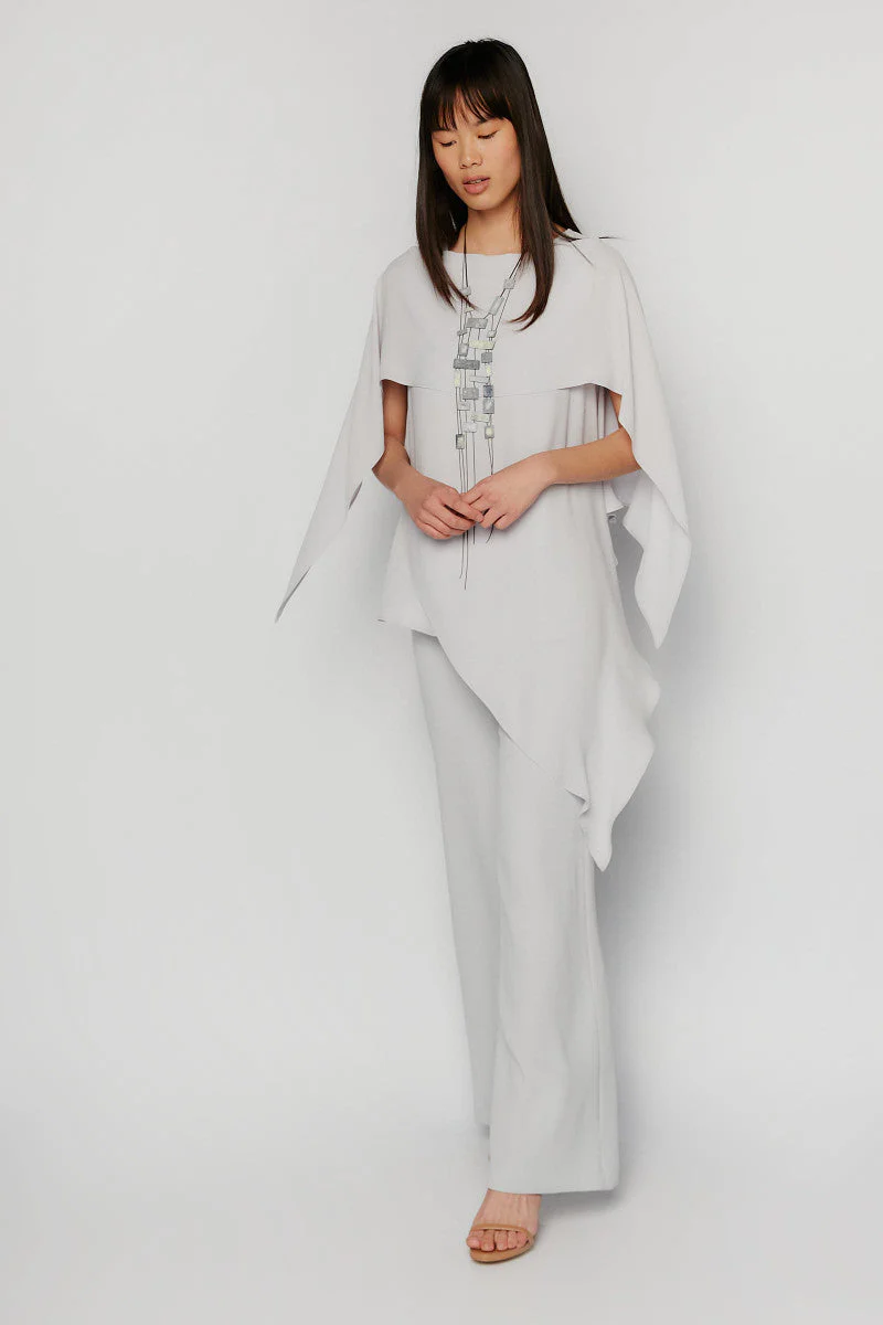 Rivera-Spanien Pantalón Palazzo Gris Perla