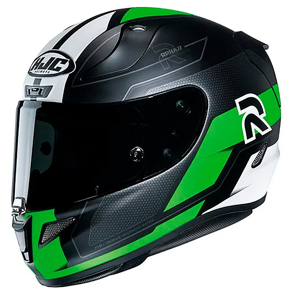 HJC RPHA11 FESK HULL BLACK / GREEN / WHITE