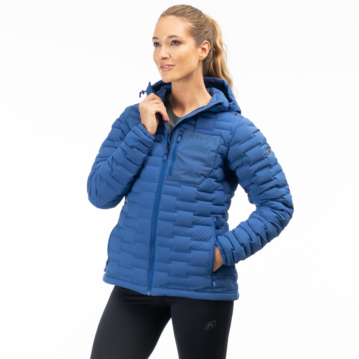 Luna Stretch Daunenjacke mit Kapuze
