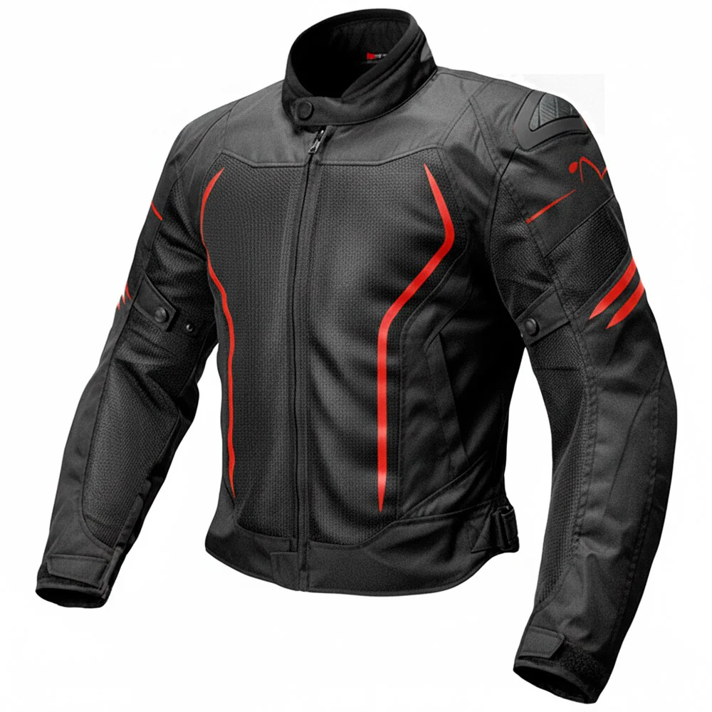 4 STATION OUT DIVINE JACKET - BLACK / RED
