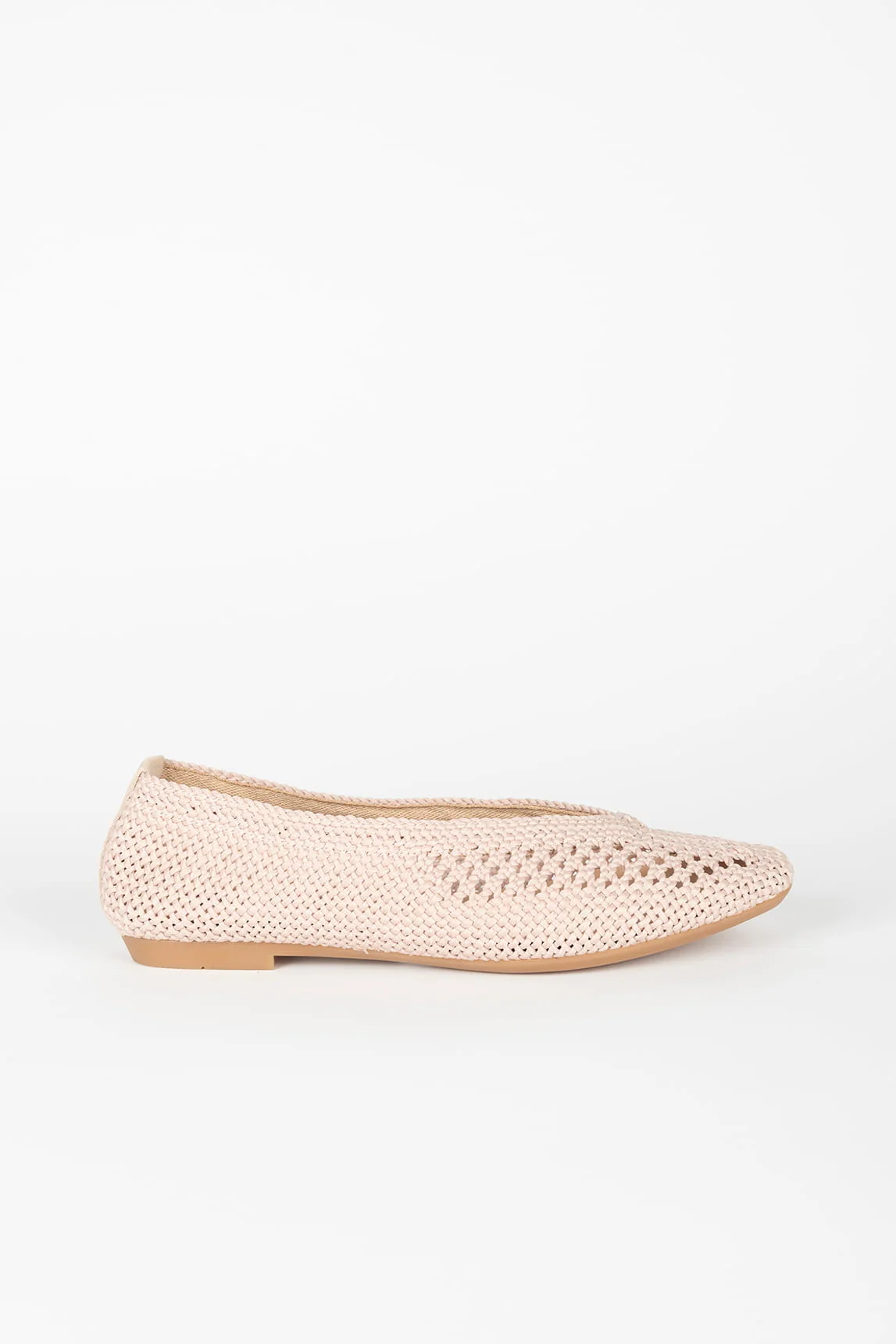 Rivera-Spanien Ballerina Alejandra beige gehäkelt