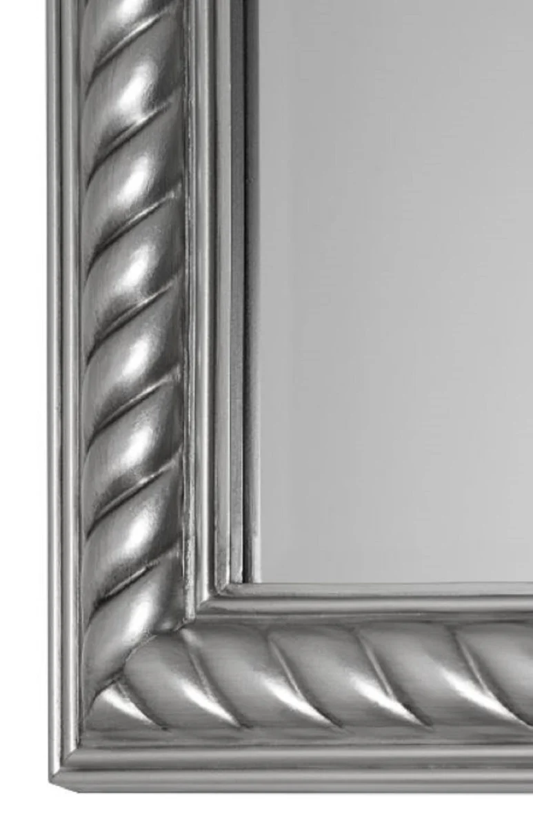 Baroque mirror / wall mirror antique silver 62 x H. 187 cm - Baroque furniture