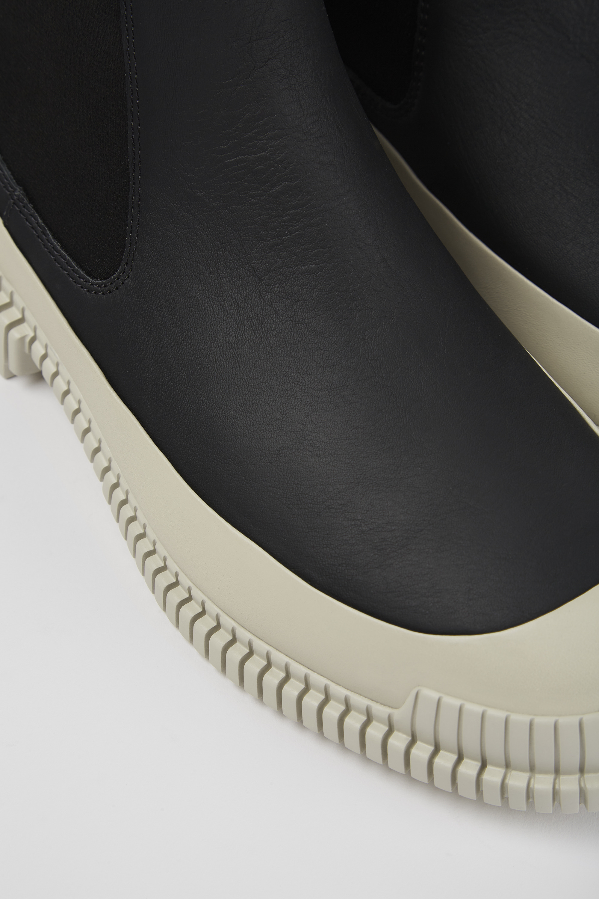 Pix - Schwarzes Leder Damenschuhe für Herren