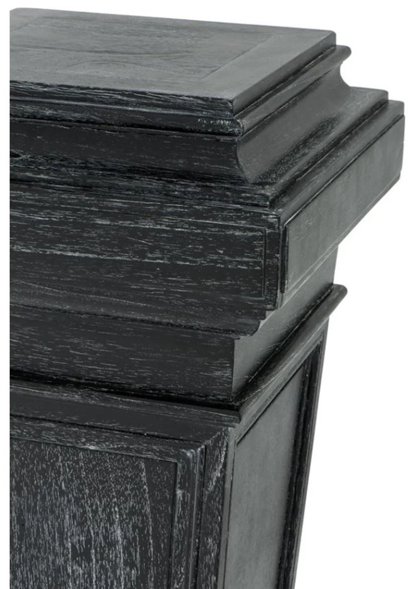 Designer column / side table 38 x 38 x H. 114 cm - luxury furniture gray