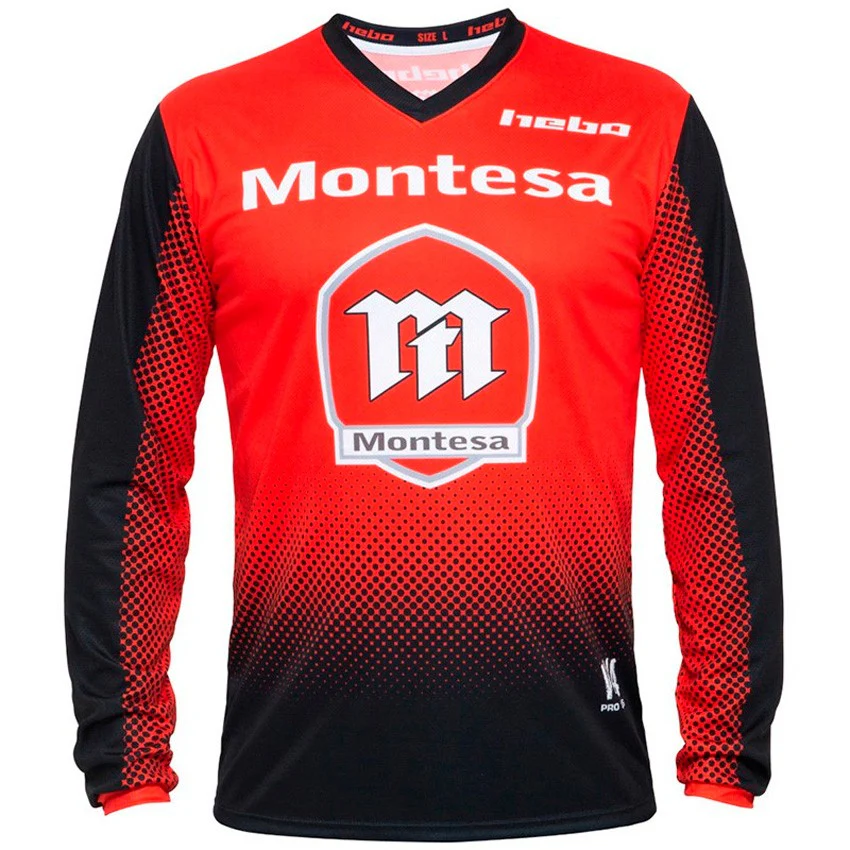 CAMISETA HEBO MONTESA PRO CLASSIC ROJO