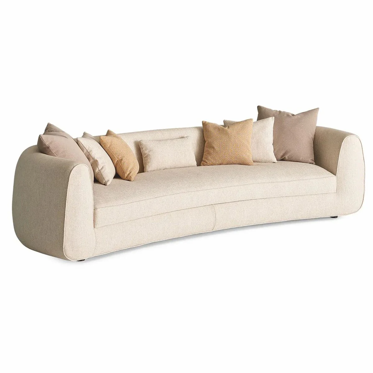Luxus Sofa Creme 308 cm - Luxus Wohnzimmer & Hotel Möbel