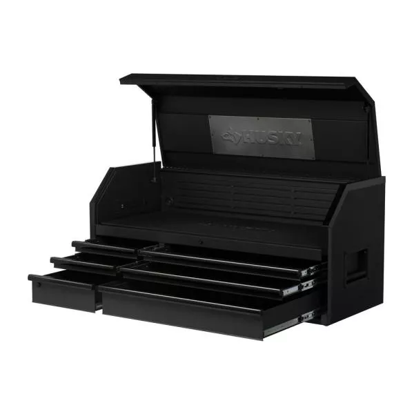 Heavy-Duty 52 in. W 6-Drawer, Deep Tool Chest in Matte Schwarz