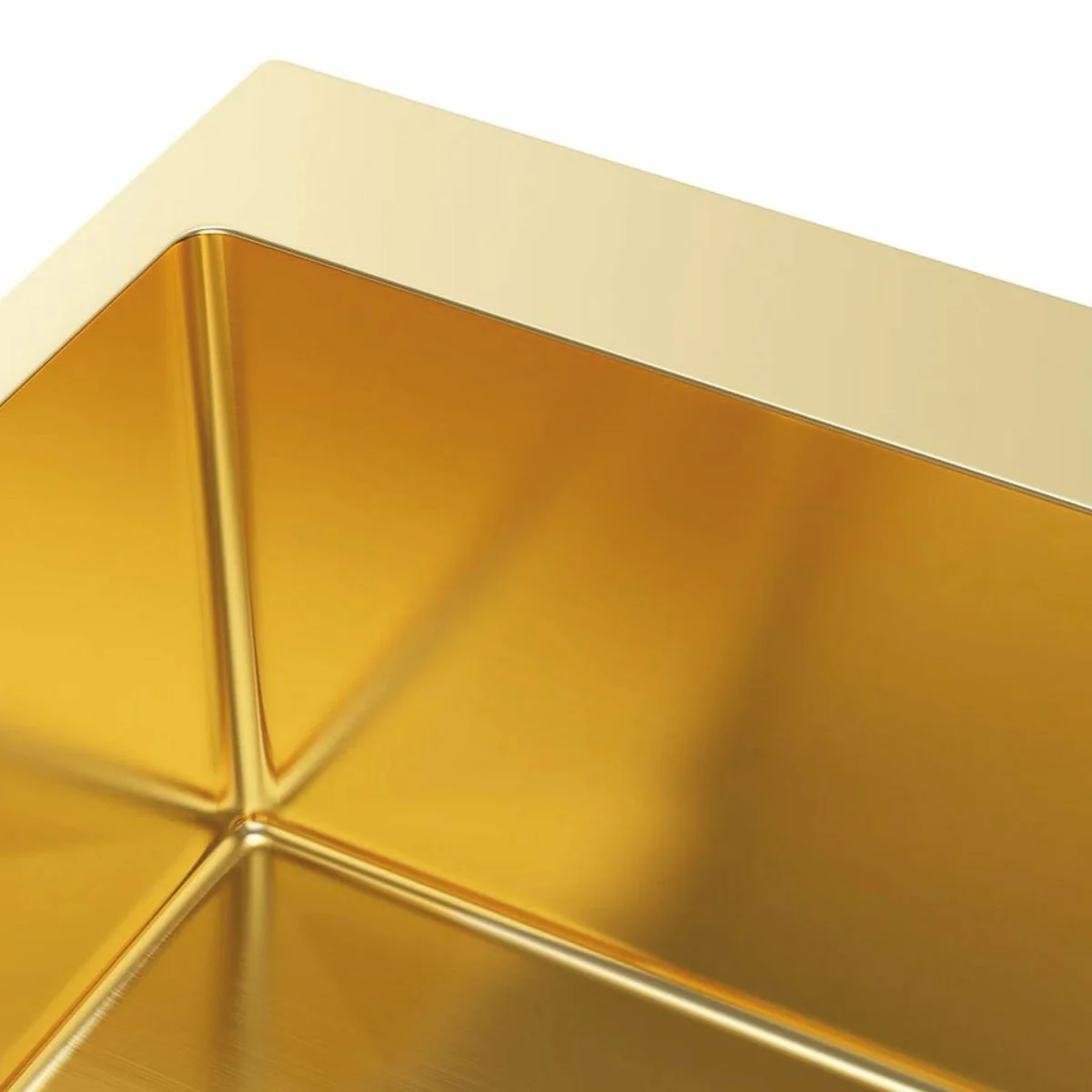 Luxury stainless steel sink gold 60 x 50 x H. 21 cm - Kitchen accessories