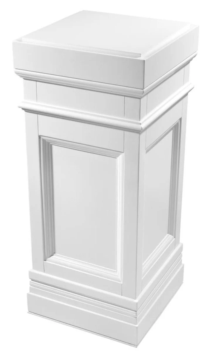 Column white 44 x 44 x H. 103 cm - luxury side table