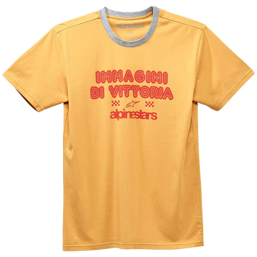 CAMISETA ALPINESTARs DI VITTORIA AMARILLO