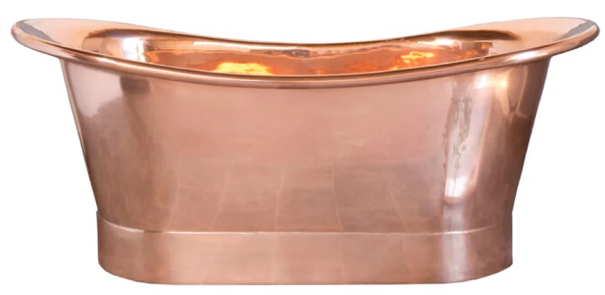 Luxury Art Nouveau copper bathtub 170 x 71 x H. 71 cm - Freestanding retro bathtub - Rustic copper bathroom furniture