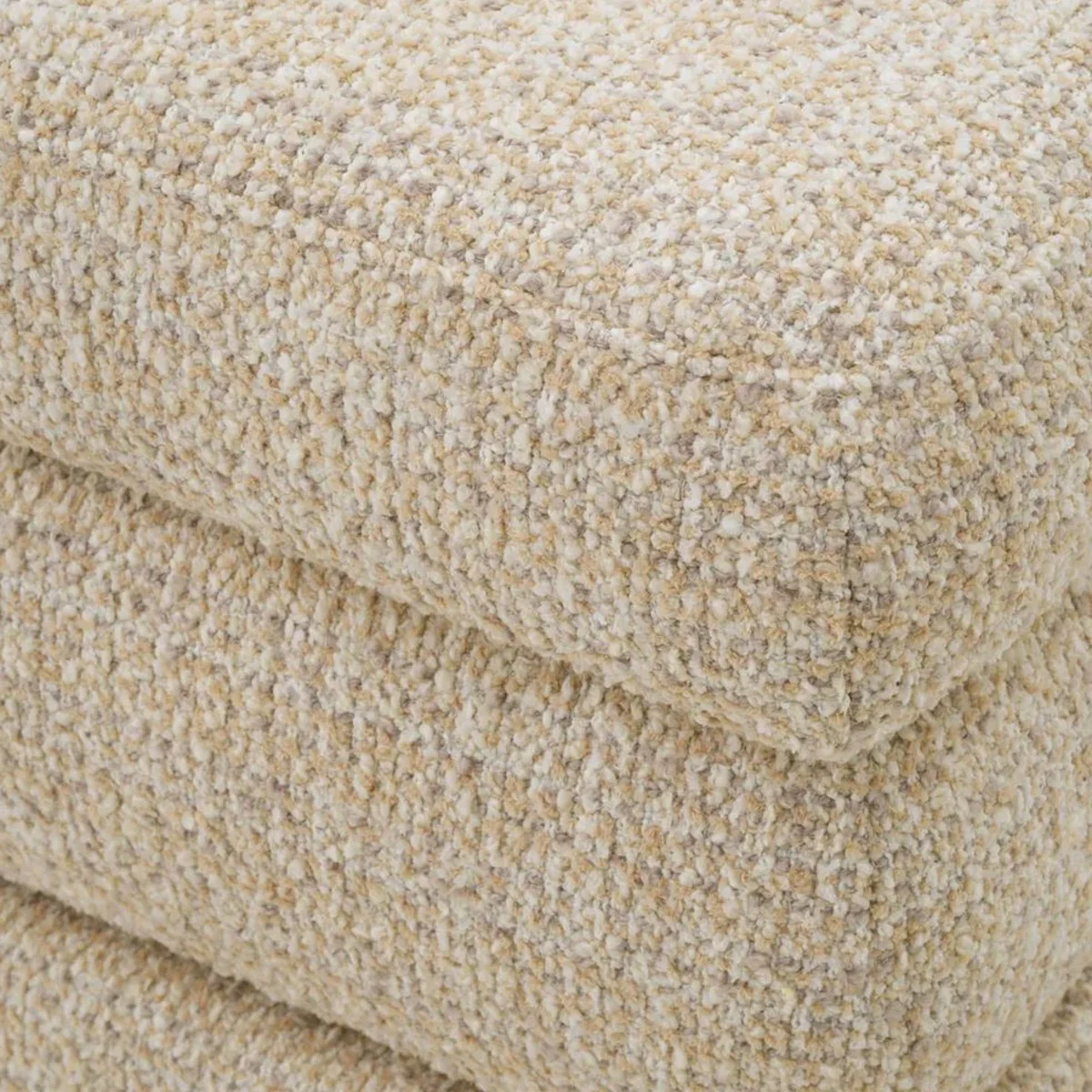 Luxury stool beige / bronze H. 52 cm - luxury hotel furniture