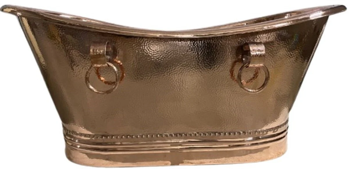 Luxury Art Nouveau copper bathtub 170 x 72 x H. 72 cm - Freestanding retro bathtub - Rustic copper bathroom furniture