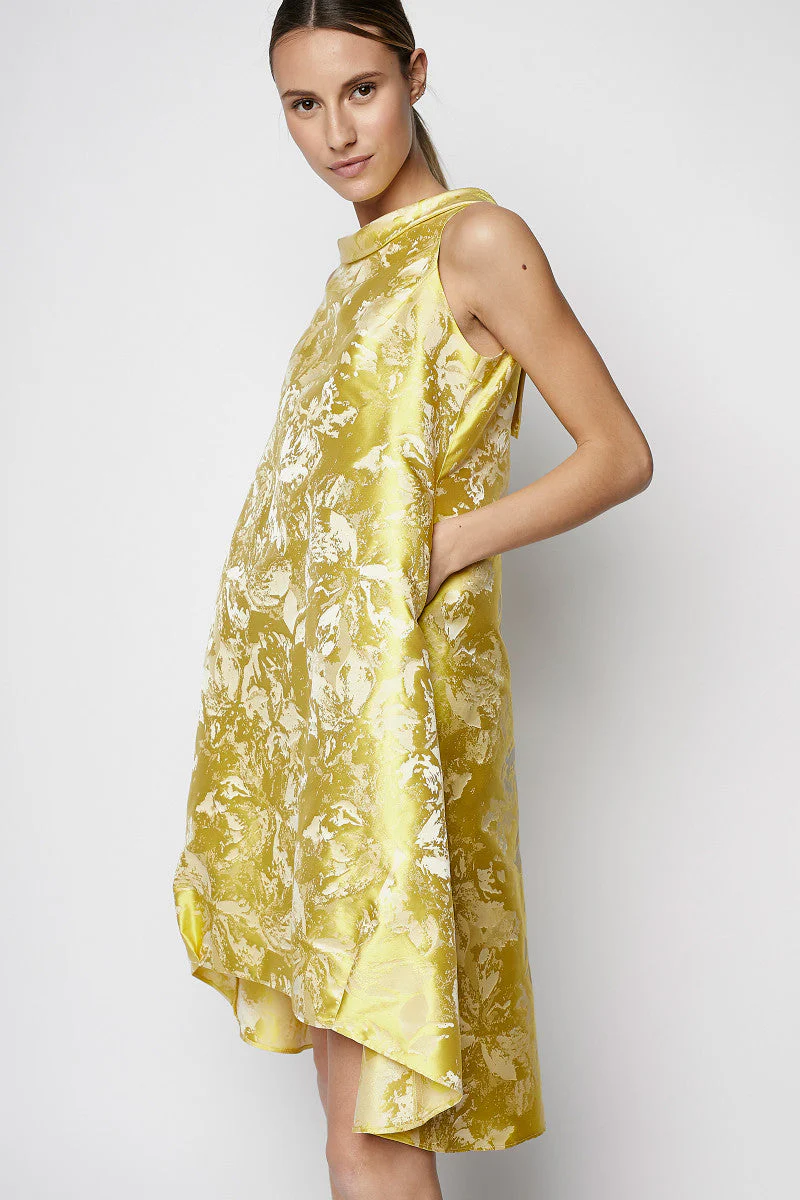 Rivera-Spain Gelbes Margarita-Kleid