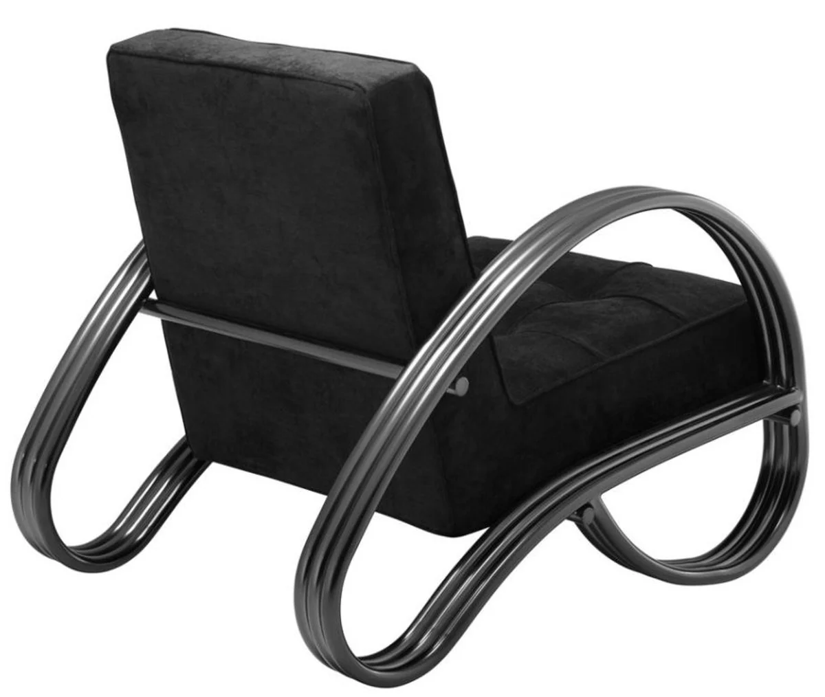 Luxus Sessel Bronze 75 x 98 x H. 78 cm - Designer Sessel