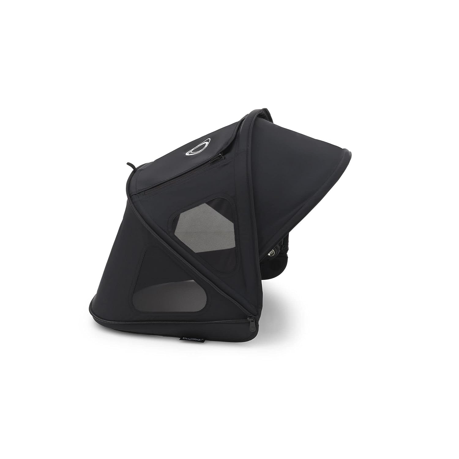 Bugaboo Dragonfly Breezy Sun Canopy Stroller Zubehör mit UPF 50+ Sonnenschutz- und Lüftungstafeln, Mitternacht Schwarz