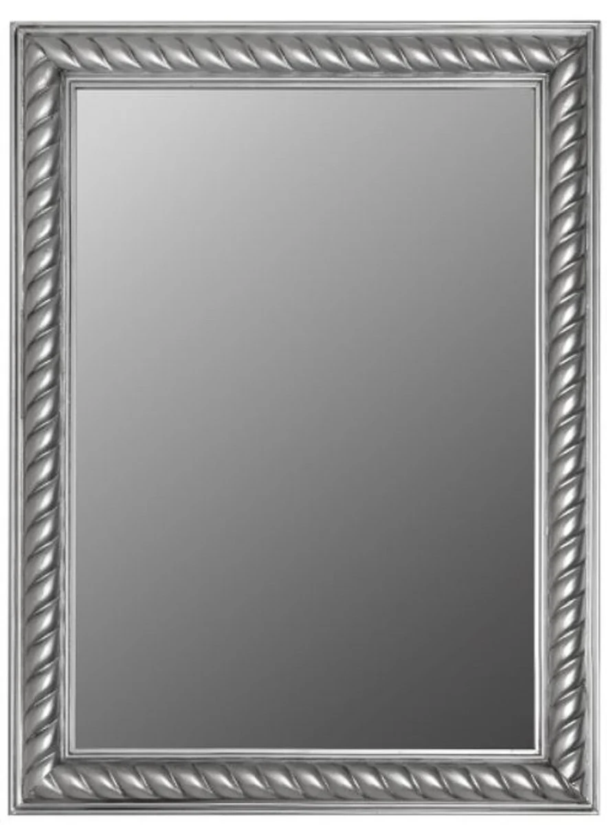 Baroque mirror / wall mirror antique silver 62 x H. 82 cm - furniture in the baroque style