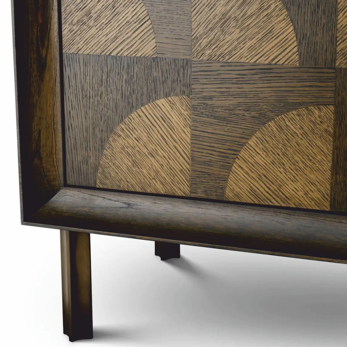 Luxury cabinet with 2 doors brown H. 170 cm - luxury furniture