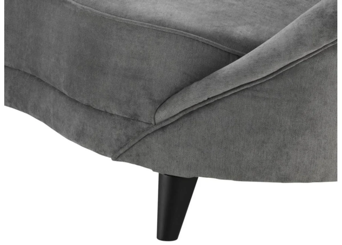 Designer sofa light gray 245 x 87 x H. 79 cm - luxury hotel furnishings