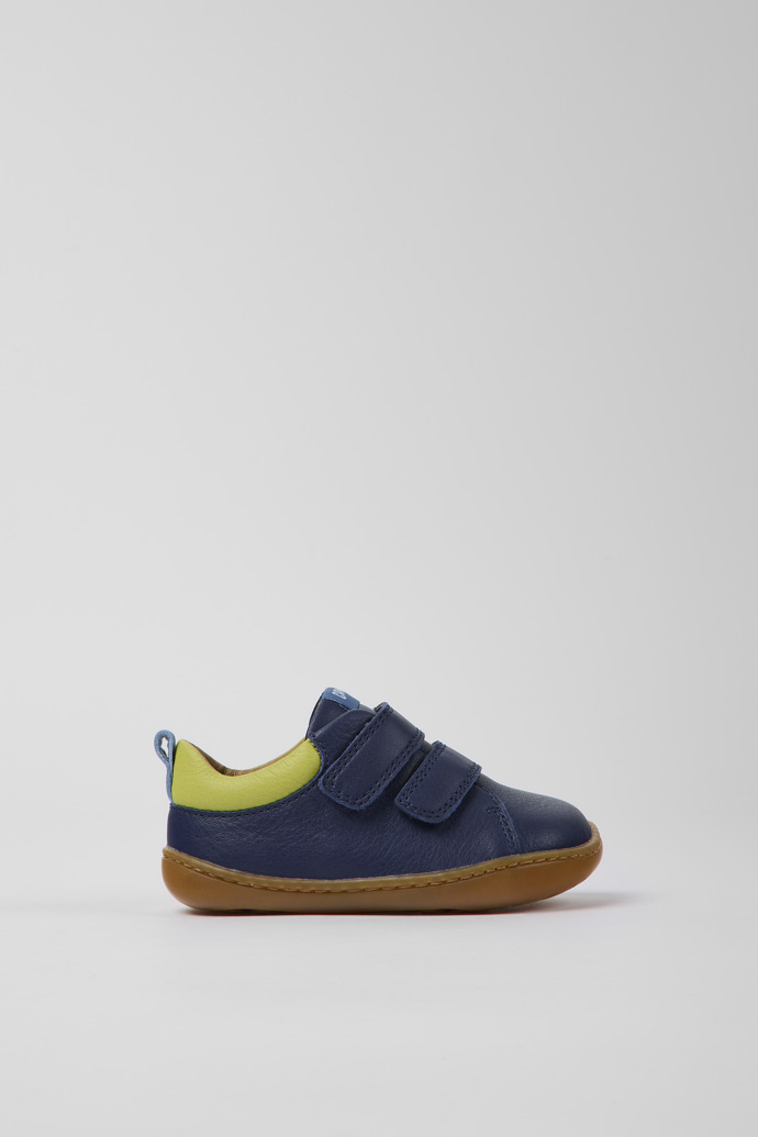 Peu Blaue Lederschuhe für Kinder