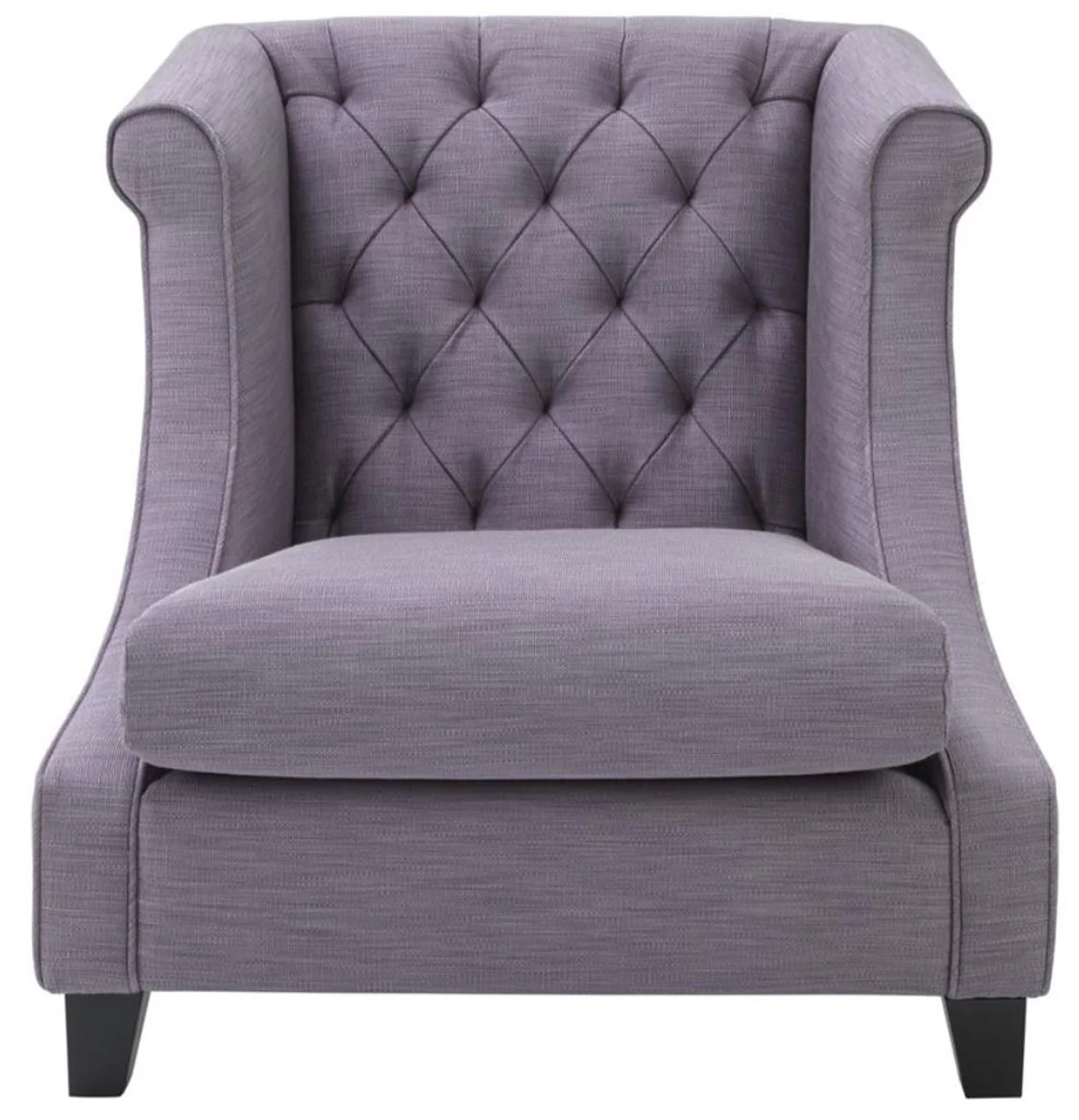 Luxury living room armchair purple 86 x 93 x H. 92 cm - Hotel Furniture