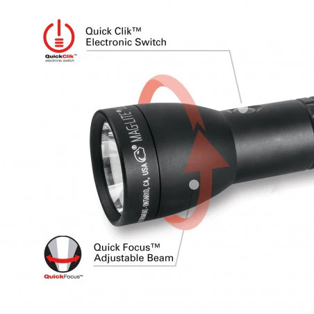 Maglite® Minimag Led 2 AA black - Pocket flashlight