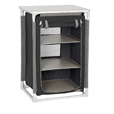 Hosa W Pvc 3 Shelves Wardrobe - Detachable Camping Wardrobe