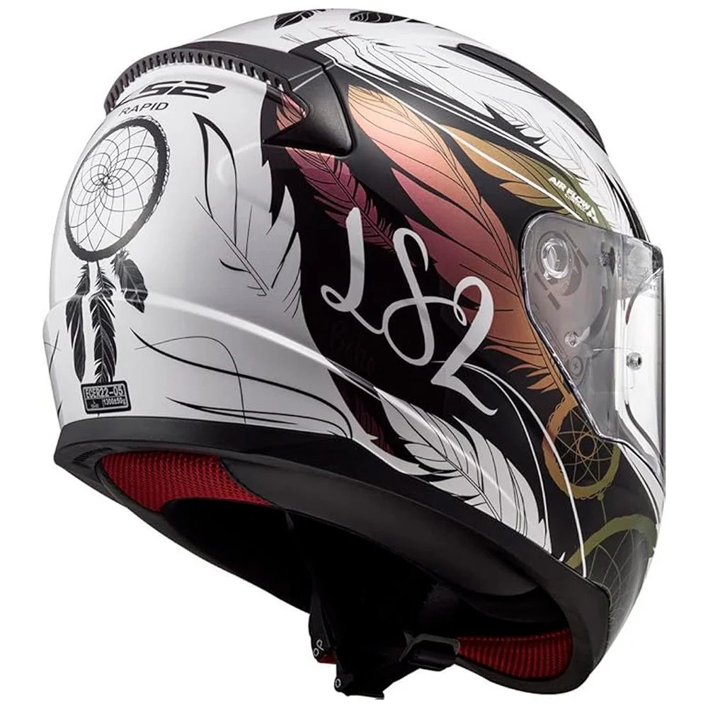 CASCO LS2 FF353 RAPID II BOHO BLANCO / ROSA