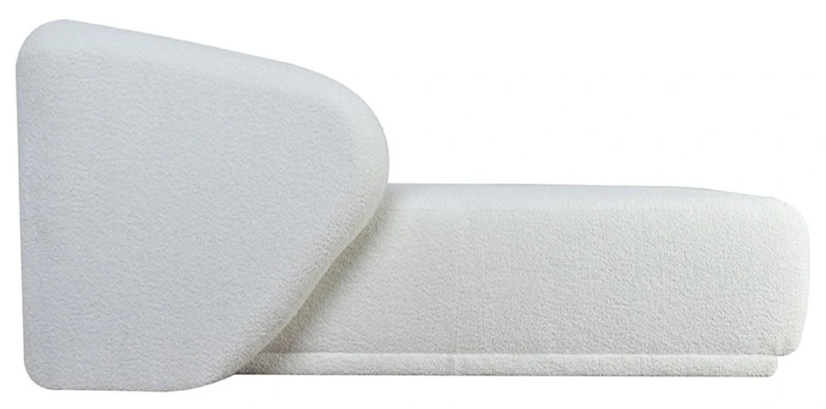 Luxury Chaise Longue Left Side White 166 cm - Modular Living Room Furniture