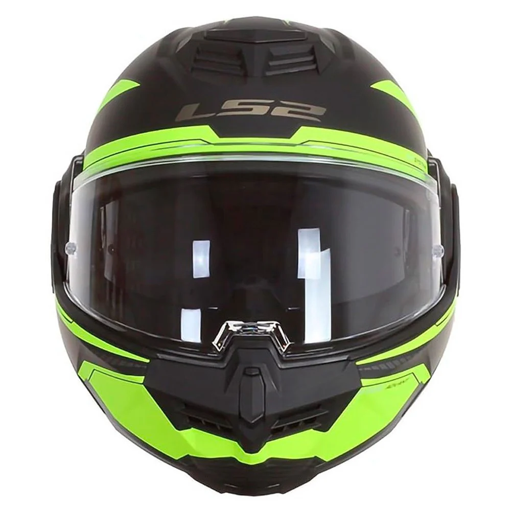 LS2 FF906 ADVANT REVO MODULAR HELMET MATTE BLACK / YELLOW