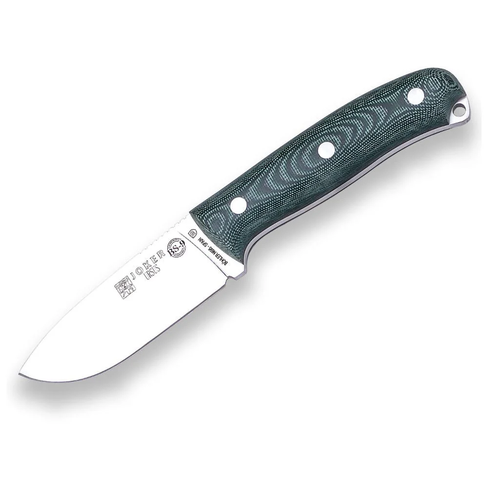 Joker BS9 Ursus Canvas Micarta - Cuchillo de supervivencia y buschcraft