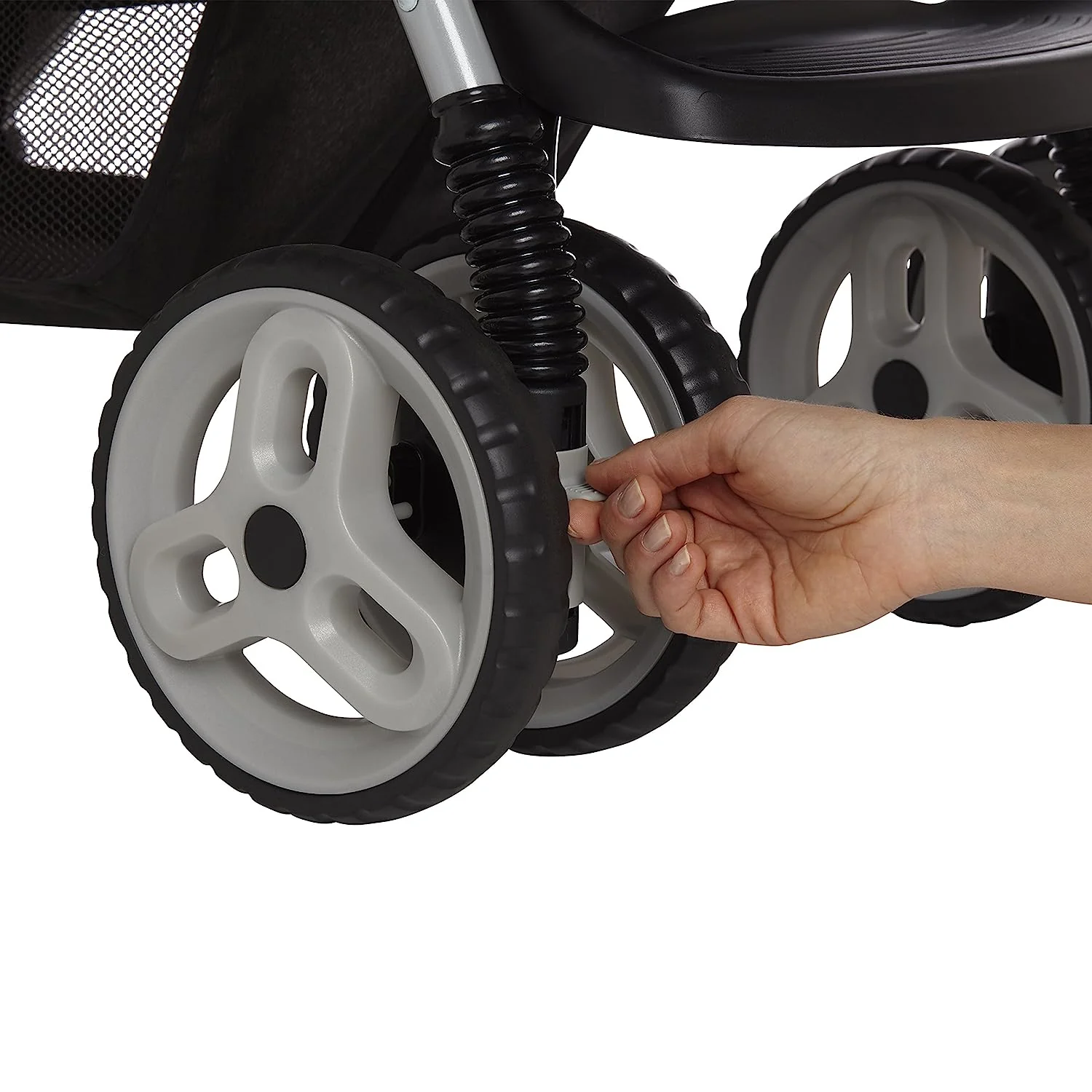 Double Stroller | Leichter Doppelkinderwagen mit Tandemsitzen, Glacier
