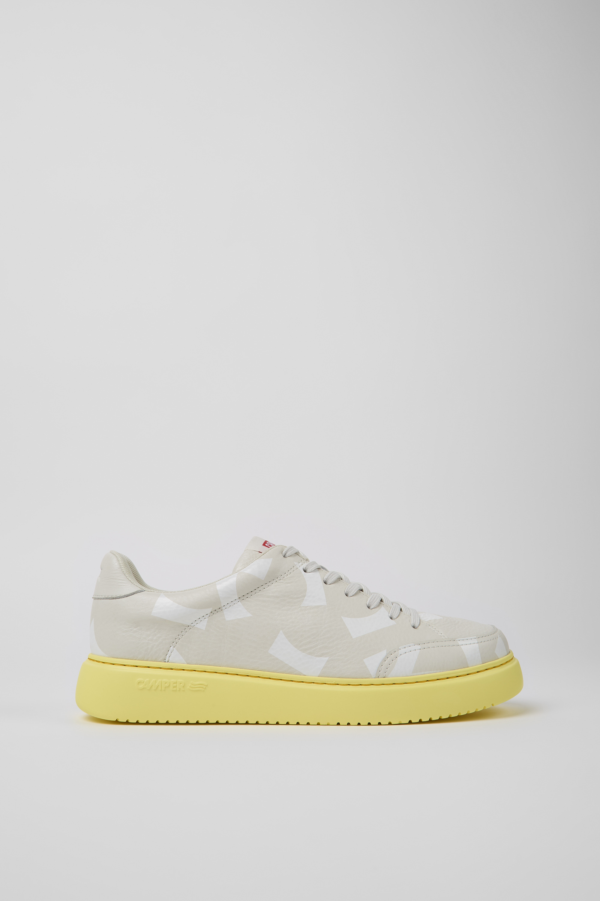 Runner K21 - Weiße Leder Turnschuhe für Herren