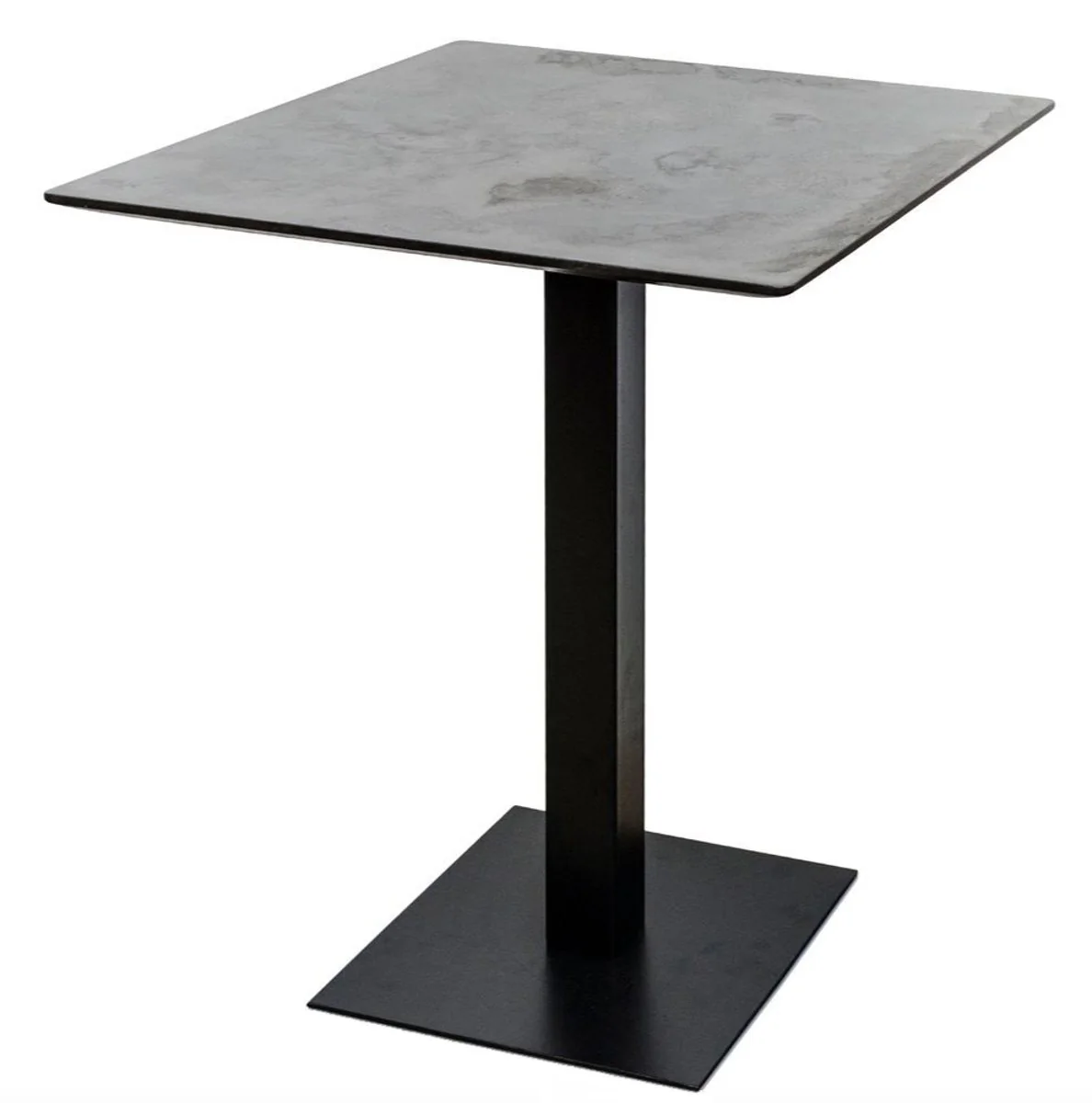 Luxury bar table with mineral-coated table top 70 x 70 x H. 100 cm - Luxury Collection