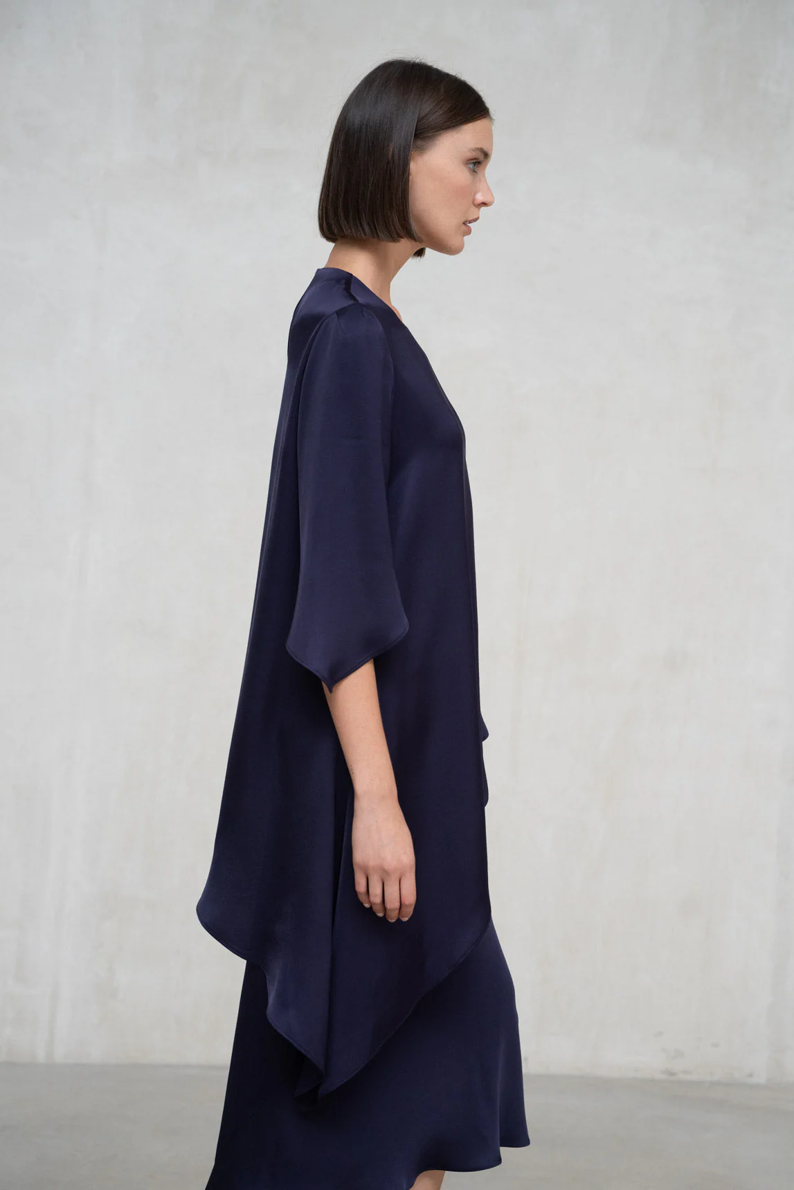 Rivera-Spanien Marineblaue Bluni-Bluse